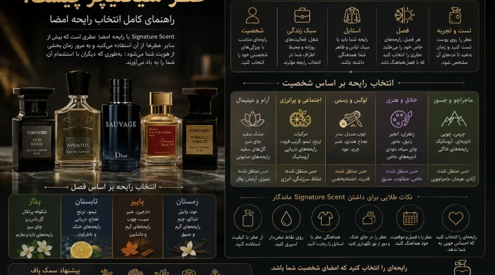 عطر سیگنیچر (Signature Scent) چیست؟ چگونه رایحه امضای خود را پیدا کنیم؟